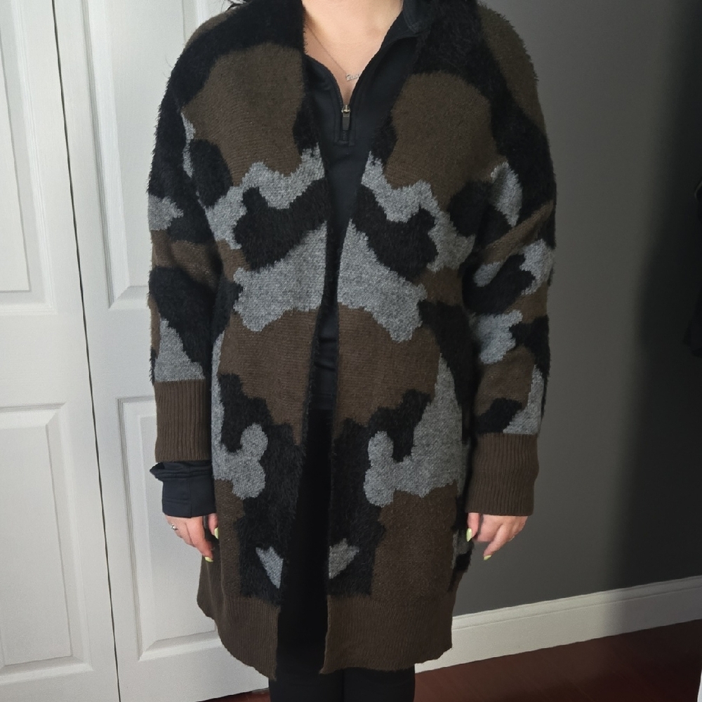 Women's Camouflage Teddy Jacket